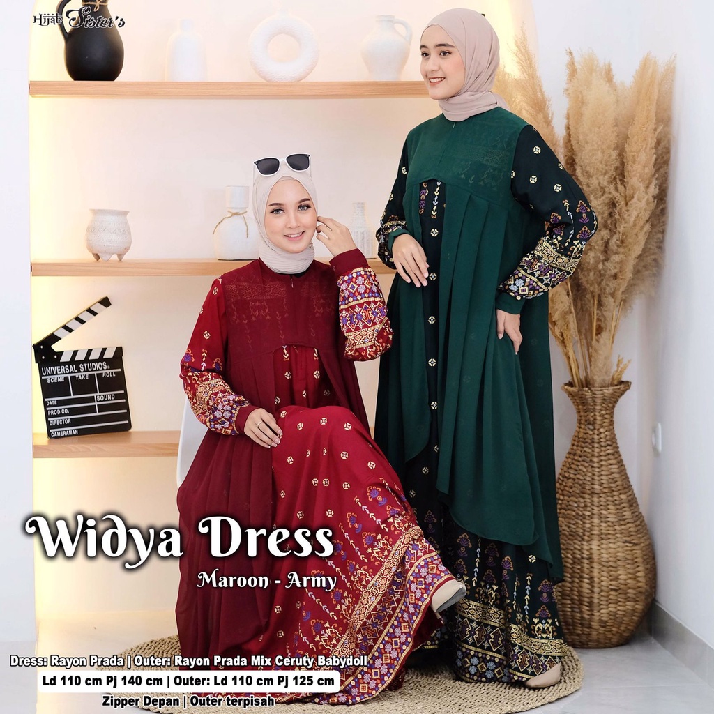 WIDYA DRESS GAMIS PESTA ORI BY HIJAB SISTERS