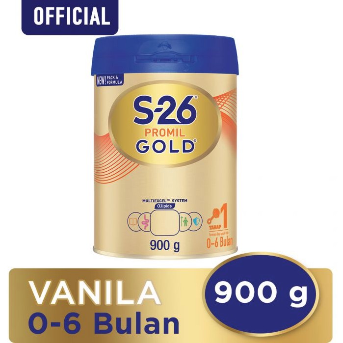 S26 Promil Gold Tahap 1 900 gr Susu Formula Bayi