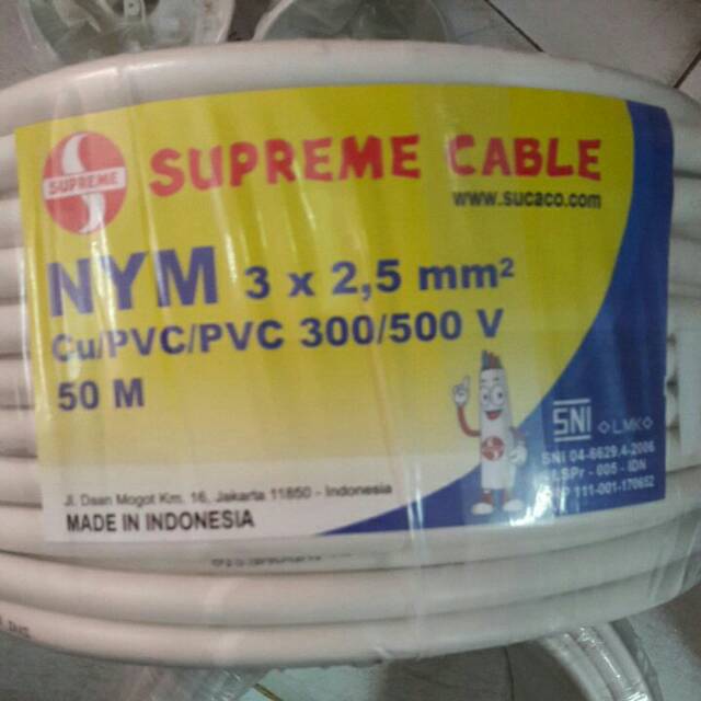 Kabel supreme nym 3x2.5 50m