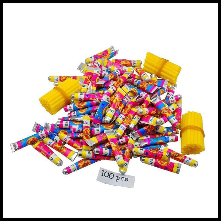 100 PCS BALON TIUP / PLEMBUNGAN MERK 777 MAINAN JADUL 90AN