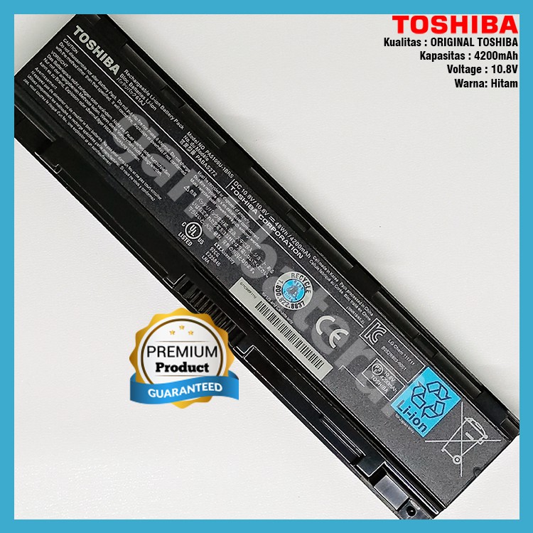 Baterai Toshiba Satellite C40 C40-A C40D C40D-A C40T C40T-A C50 C50-A C50D C50Dt C50t PA5109 Ori