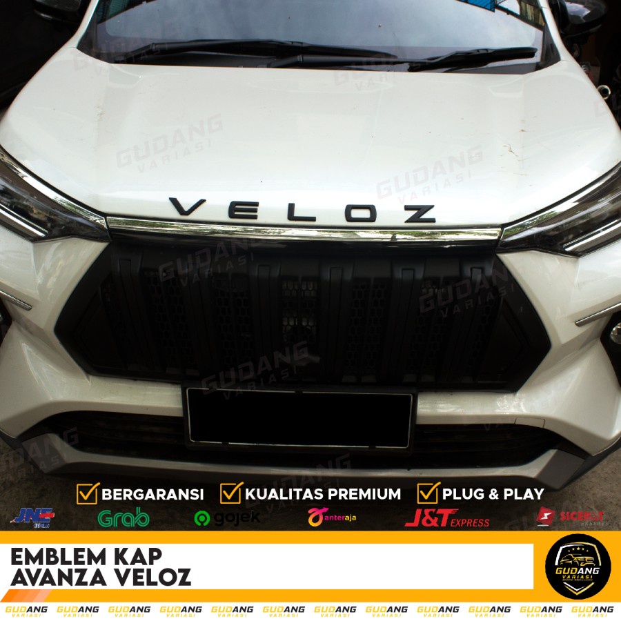 Emblem Kap Mesin Avanza Veloz 2022 / Emblem Veloz 2022