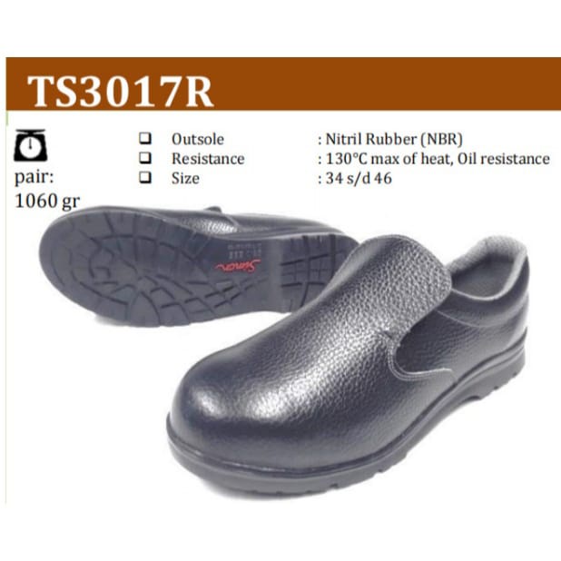 Sepatu Safety Simon TS3017R Safety Shoes SIMON Kualitas JEPANG