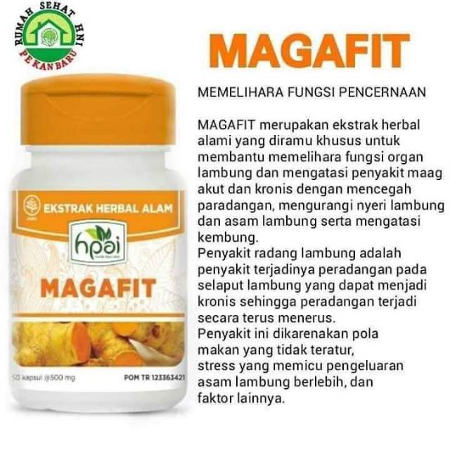 Magafit HNI HPAI - Obat Herbal Maag Asam Lambung
