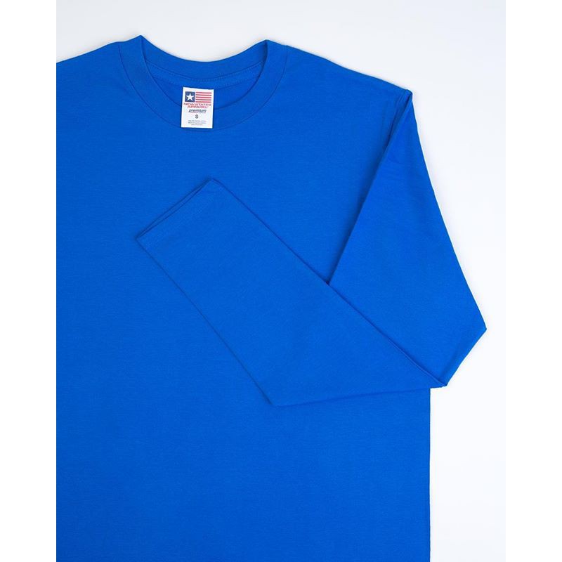 new states apparel premium cotton longsleeve 7280