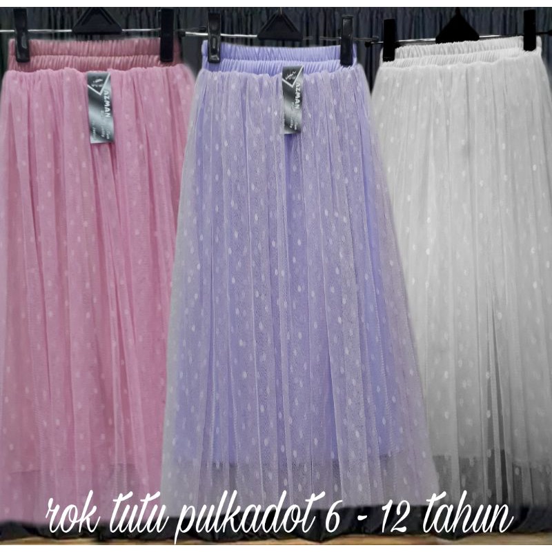 rok tutu motif air mata ibu--rok tutuTANGGUNG dotty--rok tutu skiit import--rok tutu anak perempuan sd motif pulkadot usia 4 - 12tahun