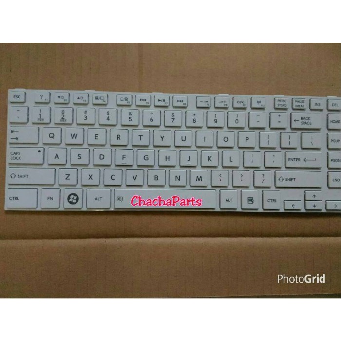 Keyboard Toshiba L840 L800 putih