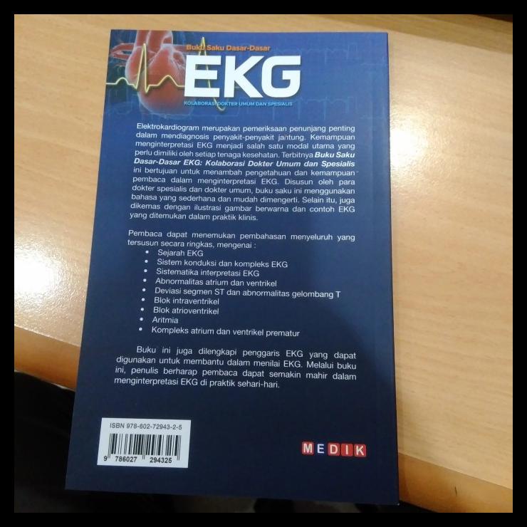 

TERBARUU!! New Buku Saku Dasar-dasar EKG kolaborasi Dokter Umum dan Spesialis COD