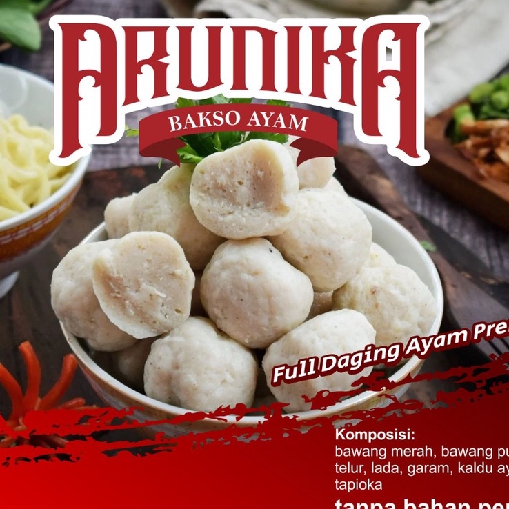 

BAKSO AYAM PREMIUM HOMEMADE (50 pcs)