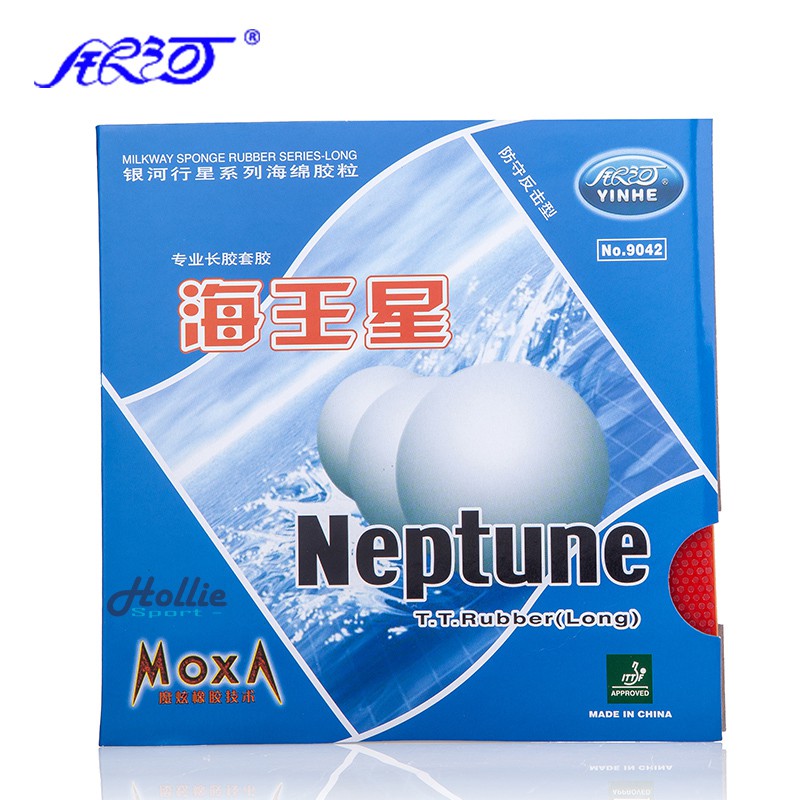 YINHE NEPTUNE karet bat pingpong tenis meja bintik pendek dengan spon / tanpa spon - OX