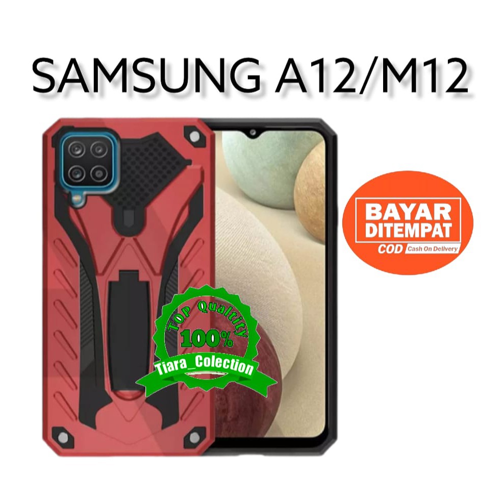 Case HP SAMSUNG A12/M12 casing standing robot transformers cover handphone