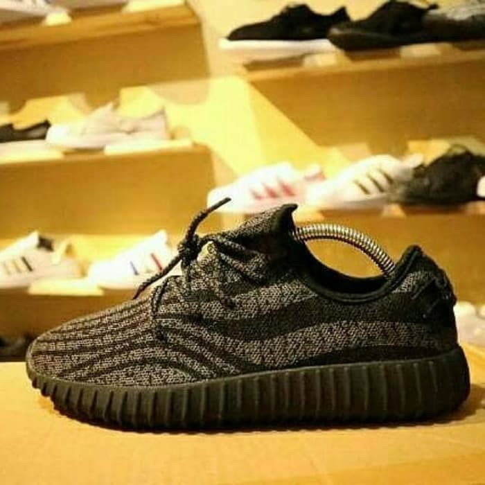 Sepatu Pria Adidas Yeezy Yezzy YZY Grade Ori Import V2 Zebra Black