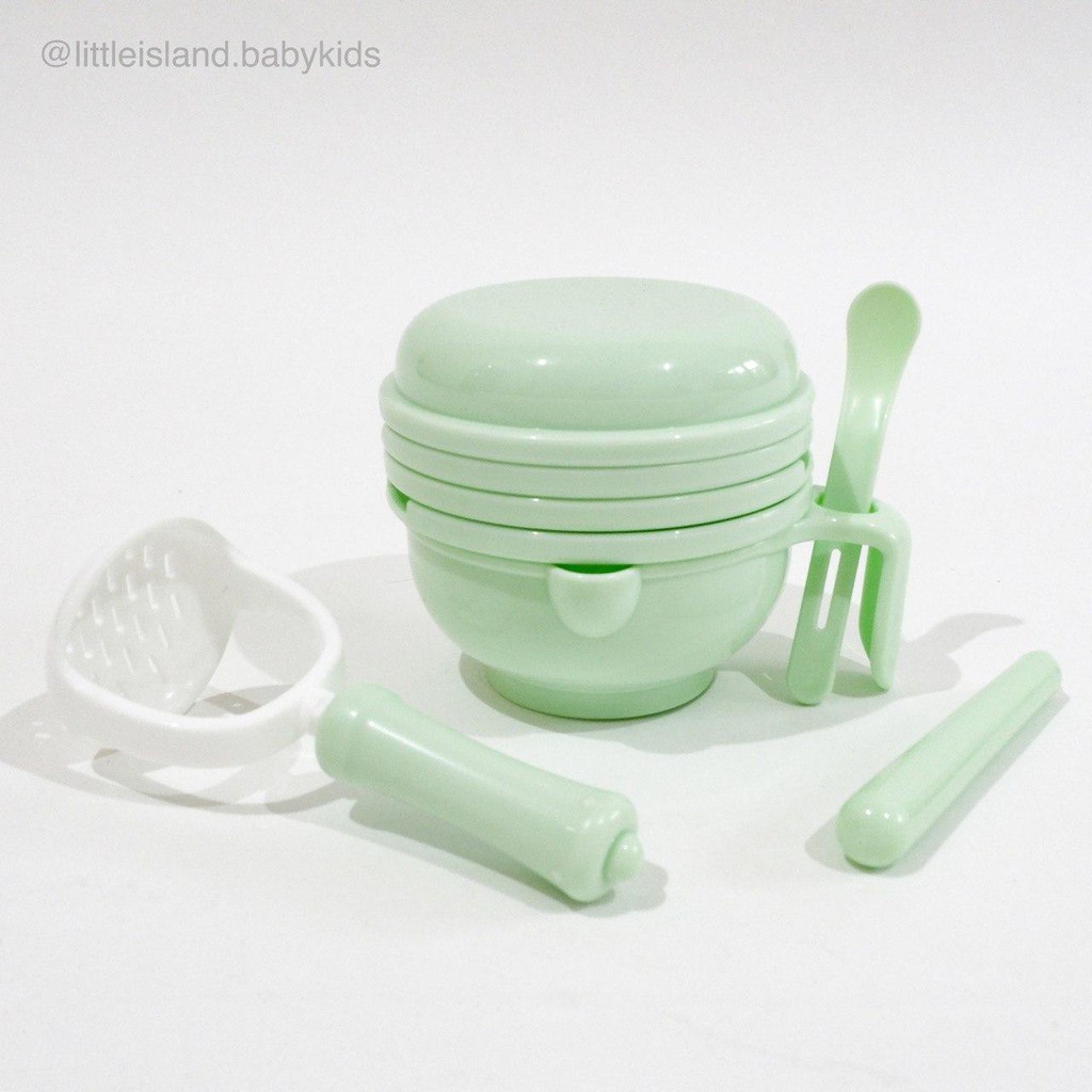 LIN014 - 9 in 1 Multifunction Grinding Bowl (Mangkok Baby Food Maker Serbaguna)