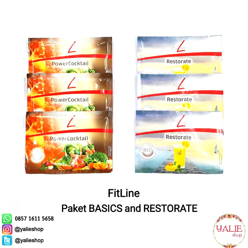 PowerCocktail + Restorate FitLine Cell Energy Set (CES) Travel Set