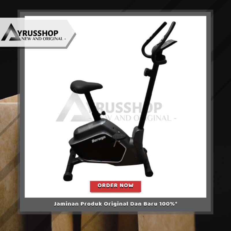 Sepeda Statis Magnetic Bike BLK GRY/BERWYN 511b/Alat Olahraga Fitness/Gym