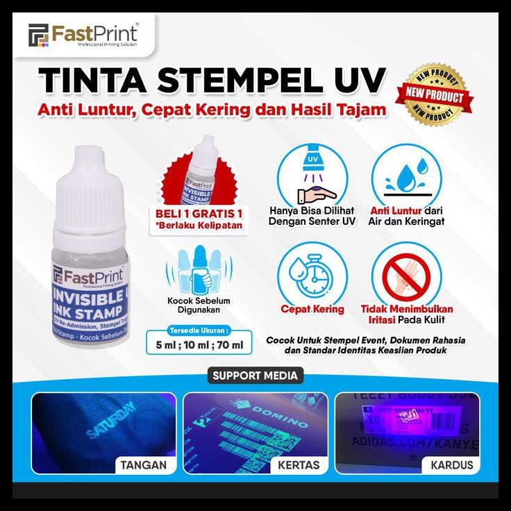 

Tinta Stempel Uv Ultraviolet Invisible Ink - 5 Ml