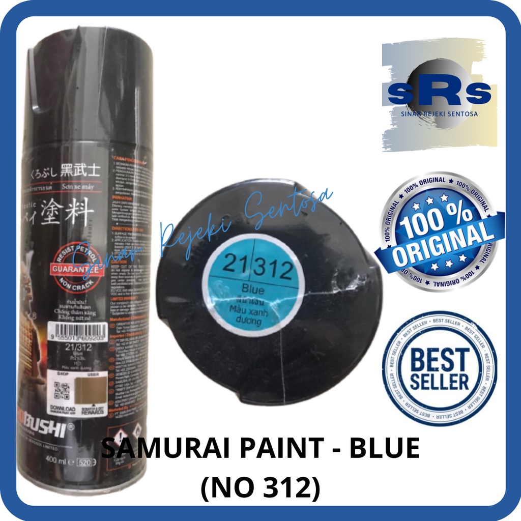SAMURAI PAINT - CAT SAMURAI AEROSOL 312 BLUE