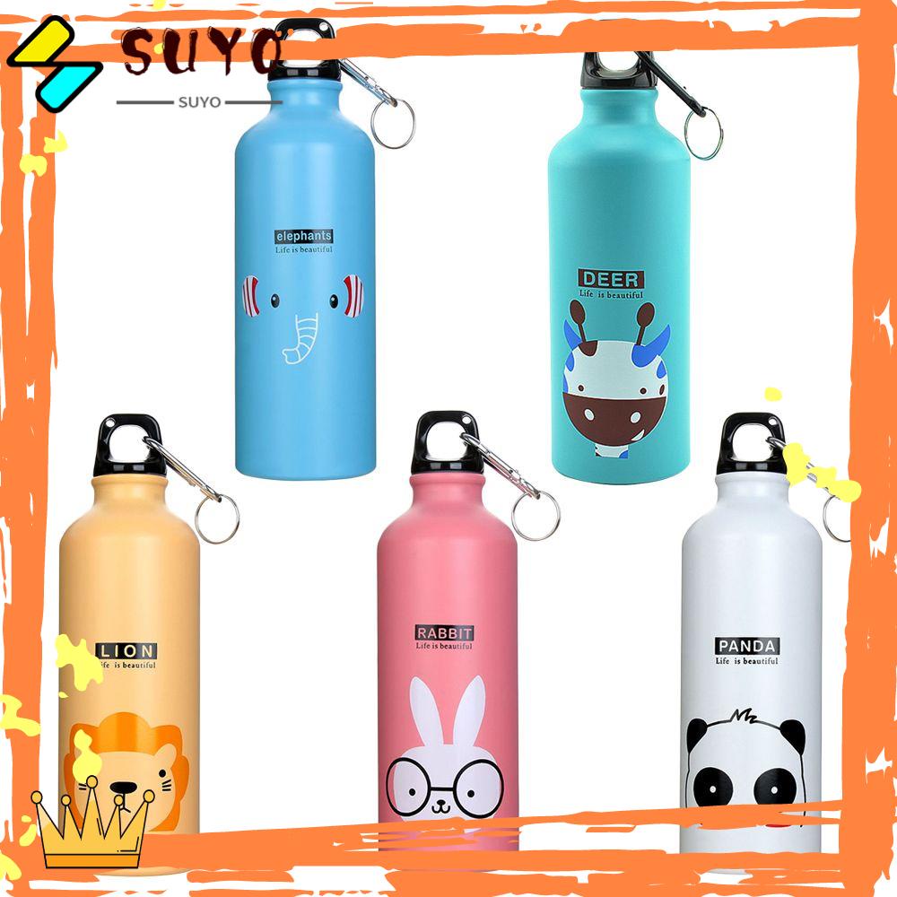 Suyo Botol Air Minum 500ml Motif Hewan Lucu Untuk Pelajar