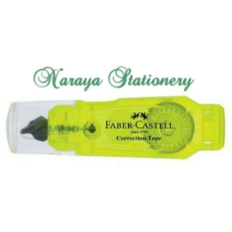 

Faber Castell Mini correction tape ( Yellow Barrel )