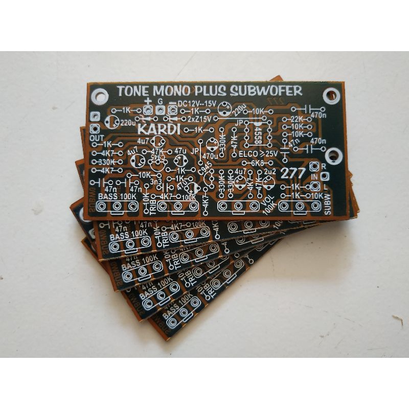 PCB Tone Control Subwoofer Mono 277