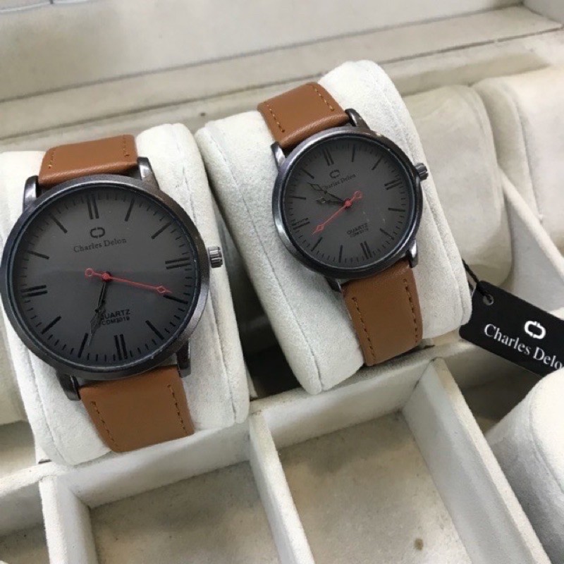 JAM COUPLE CHARLES DELON ORIGINAL ANTI AIR SUDAH COUPLE