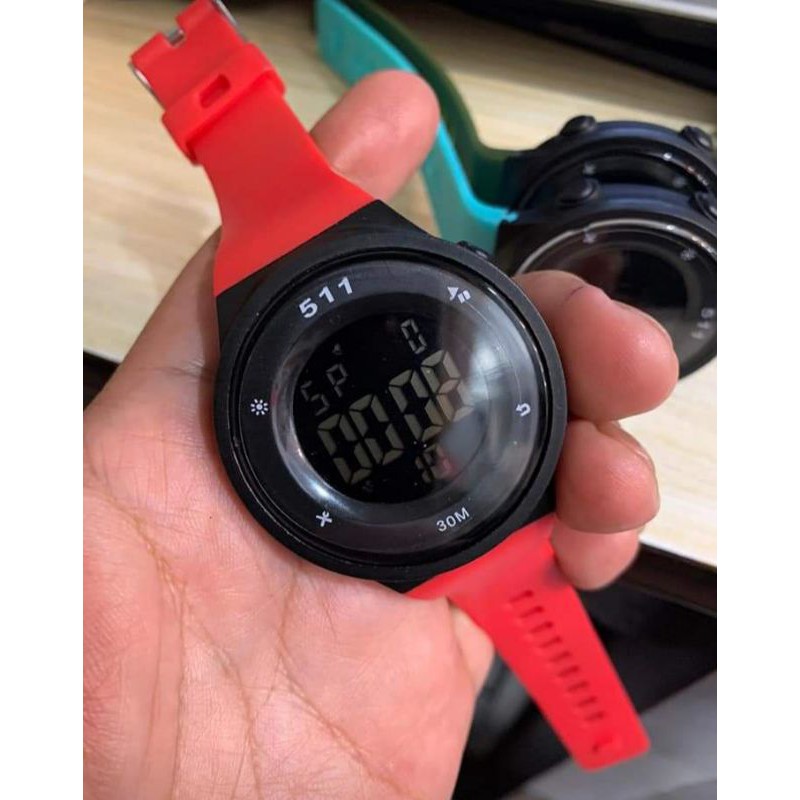 511 original digital anti air renang jam tangan pria wanita