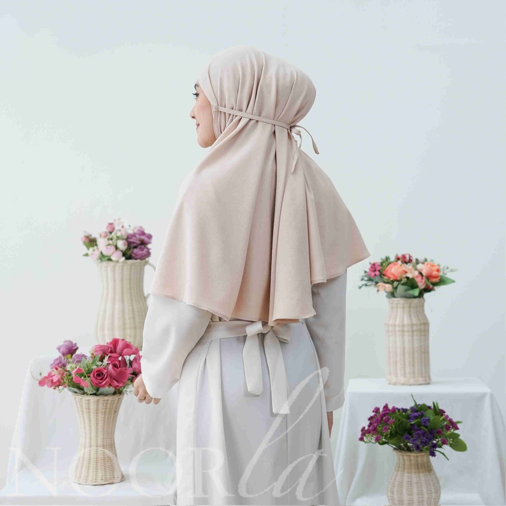 NOORLA - HIJAB INSTAN YARA / BERGO TALI INSTAN TEBAL PREMIUM