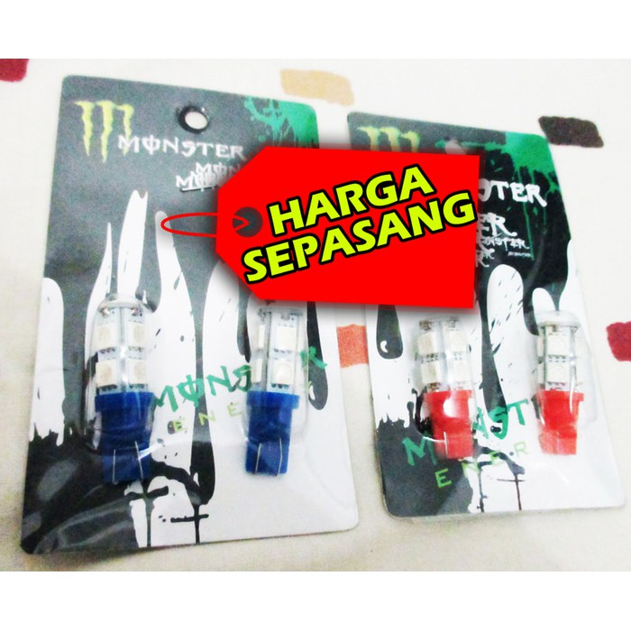 Lampu Led T10 Senja Sein Mobil Motor Bohlam Rem Jagung 2 Lampu