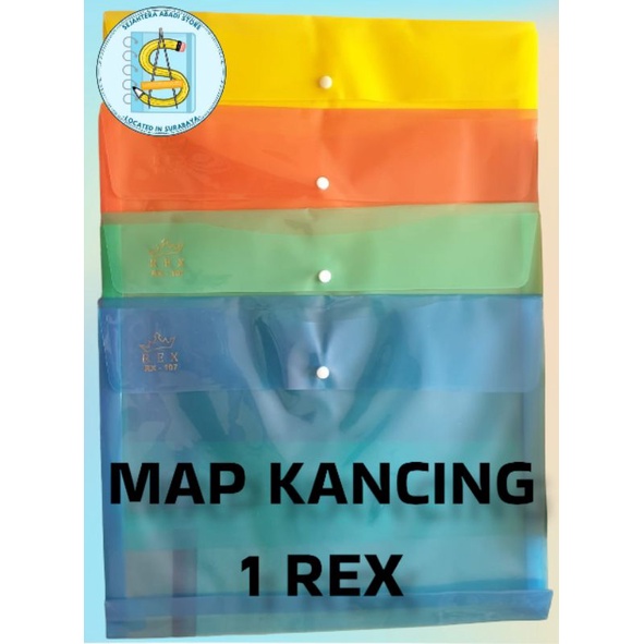 

MAP KANCING 1 PLASTIK / MAP DOCUMENT / BAG FOLDER FOLIO (PCS)