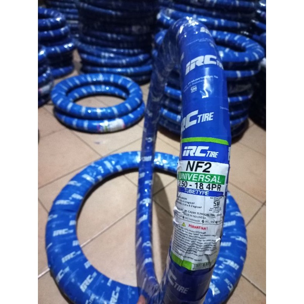 Ban Luar IRC 250-18 NF2 batik lurus classic sepeda motor win kembang motif lama