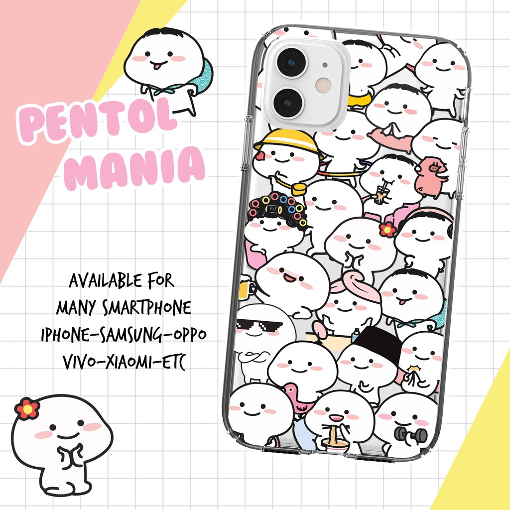 NEW! casing Pentol Mania iphone samsung oppo xiaomi vivo lucu quby