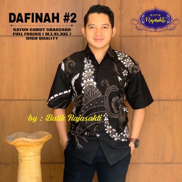 Batik DEVINAH #2 Katun Cabut Sragenan Full Furing Termurah