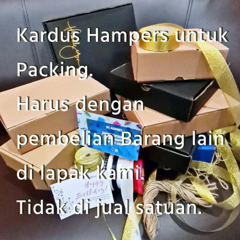 

(Wajib Beli Barang) Box Hampers Lengkap