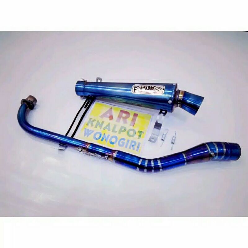 knalpot PDk bluemoon kidal Jupiter Z Vega Shogun Supra kharisma smash