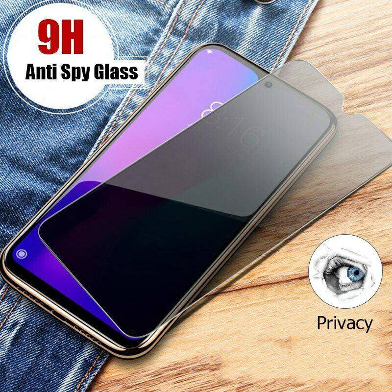 Pelindung Layar Tempered Glass Anti Spy Untuk Realme X X2 X50 X7 Pro