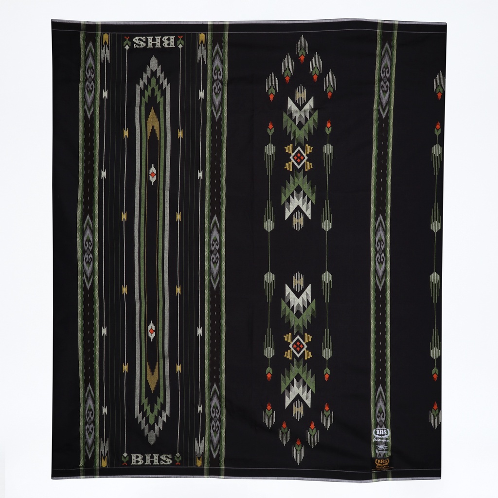 Sarung BHS Masterpiece Gold Motif Songket Idaman Diamond Hitam Hijau // COD // BHS SID