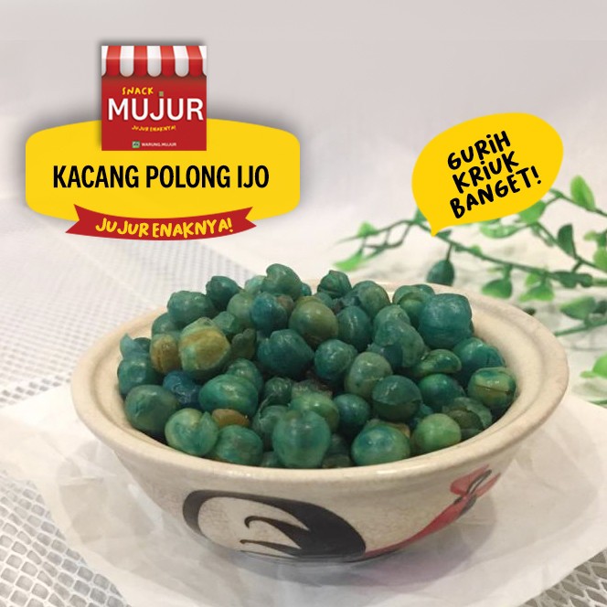 

Kacang Polong Ijo Polos -250gr- Gurih Asin