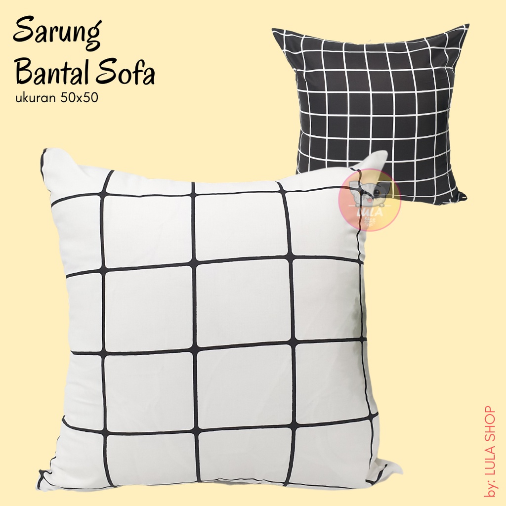 Sarung Bantal Sofa Cantik Ukuran 50X50