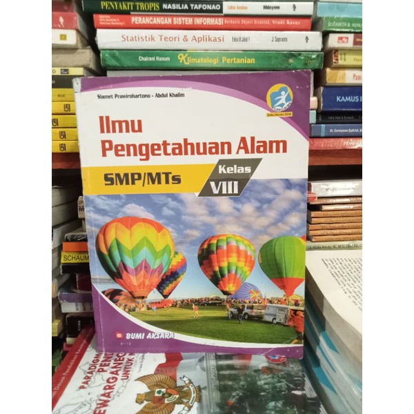 buku IPA kelas 8 SMP bumi aksara