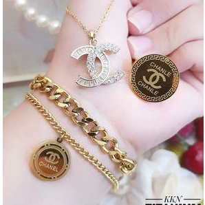 Titanium set perhiasan LL24052202