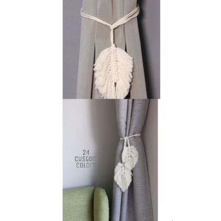 TALI GORDEN MURAH TALI GORDEN MACRAME TASSEL GORDEN BOHEMIAN/Tali Gorden Macrame Dua Daun