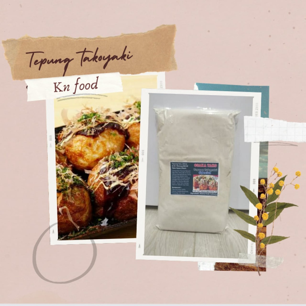 

Tepung Special Takoyaki 1000 grm.