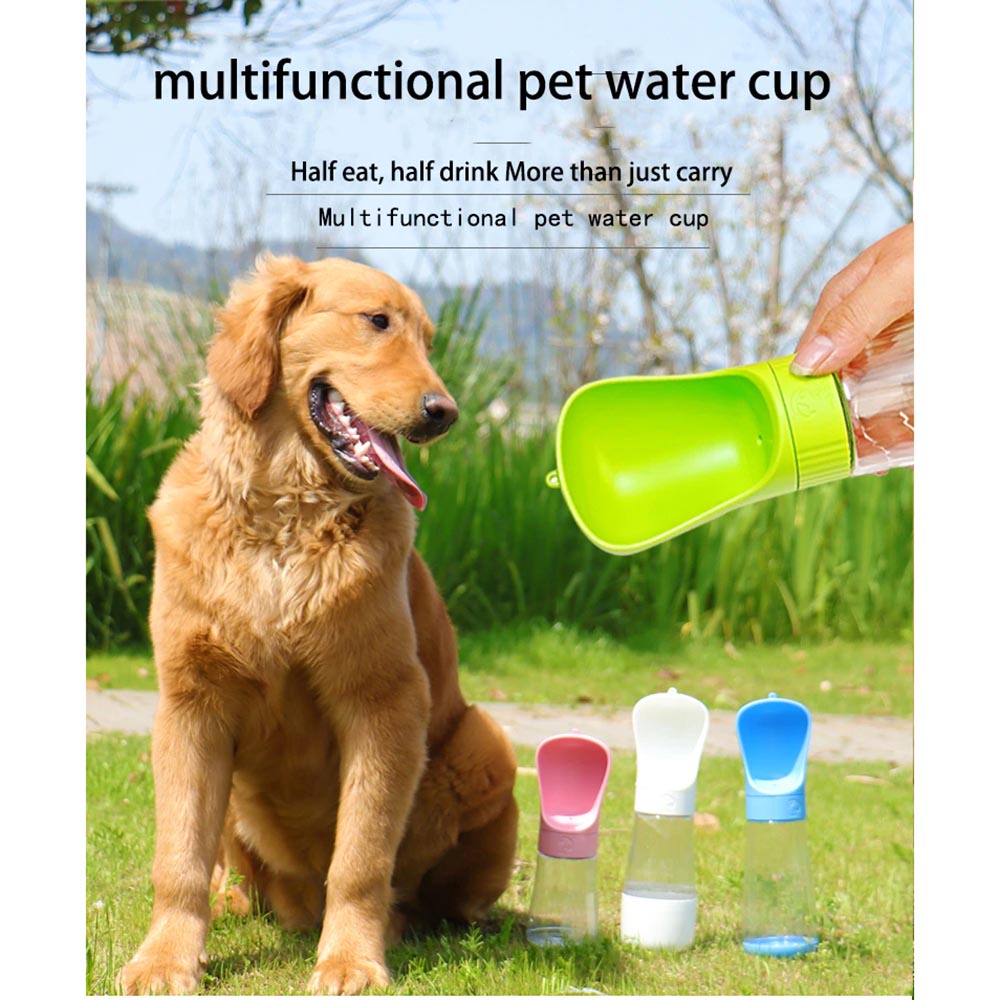 Botol Tempat Minum Anjing Portable Small Bowl 330 ml - ZQ33