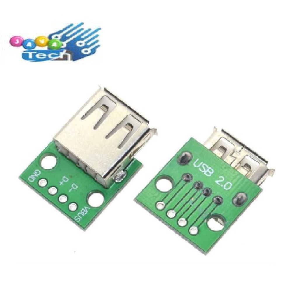 Female USB A to DIP board 4 Pin 2.54 2.54mm Converter adapter