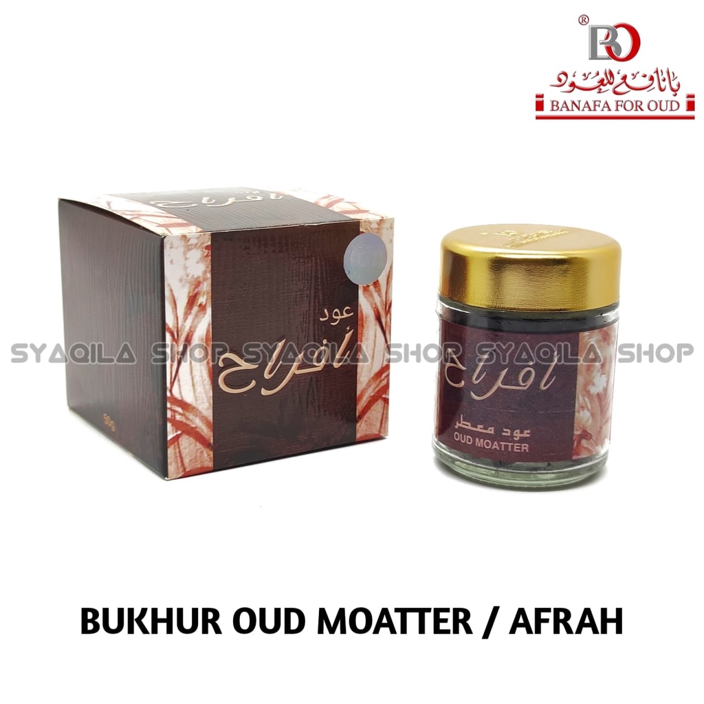 Bukhur Afrah Oud Moatter Buhur Dupa Arab Bakhoor Gahru Banafa BO Asli Bakhour Pengharum Ruangan Incense