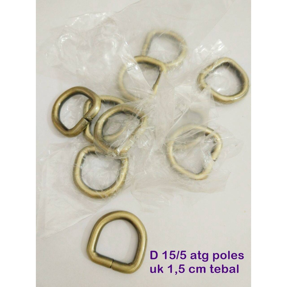 RING D 15/4 ATG DAN NIKEL /IMPORT UK 1,5 CM/PER PCS