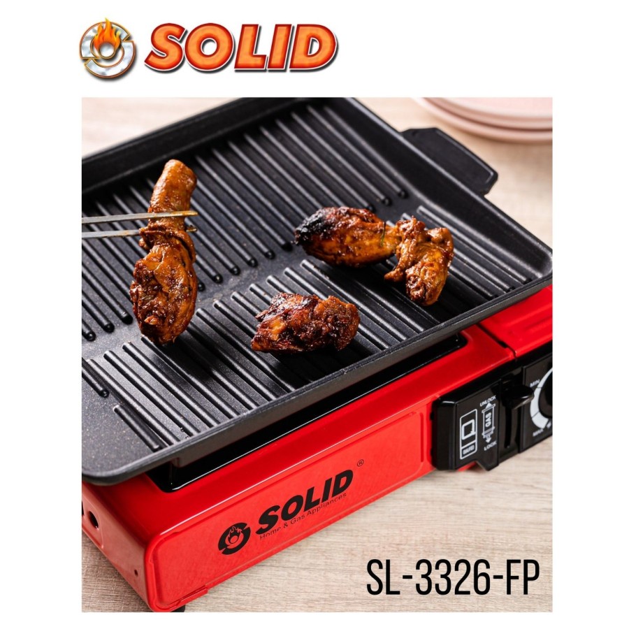 SOLID Korean BBQ Square Grill Pan SL 3326 FP