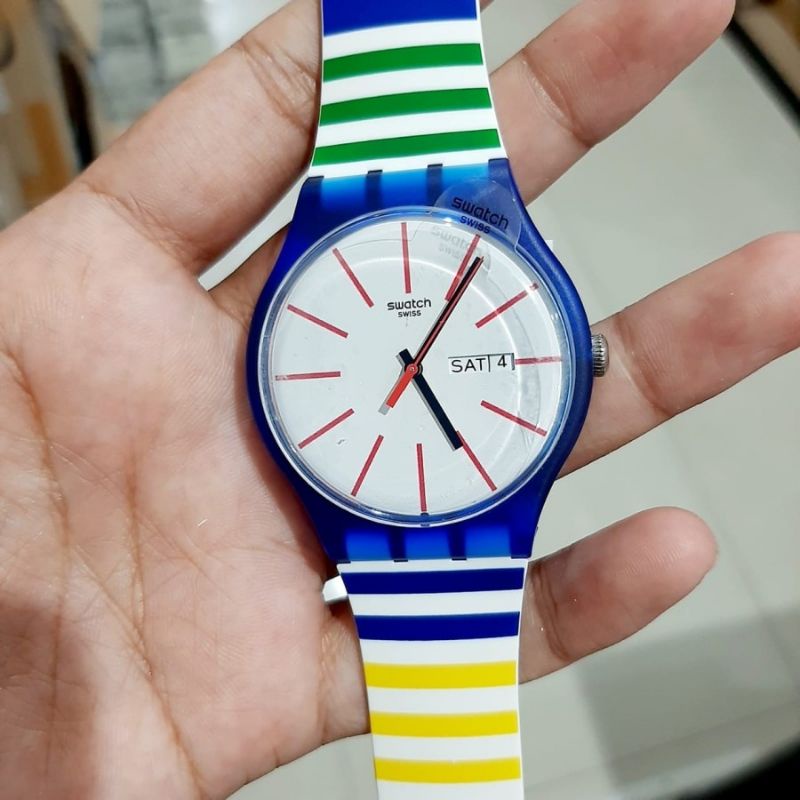 Jam Tangan Pria Wanita Swatch Original SUON715 Garansi Resmi 2 Tahun