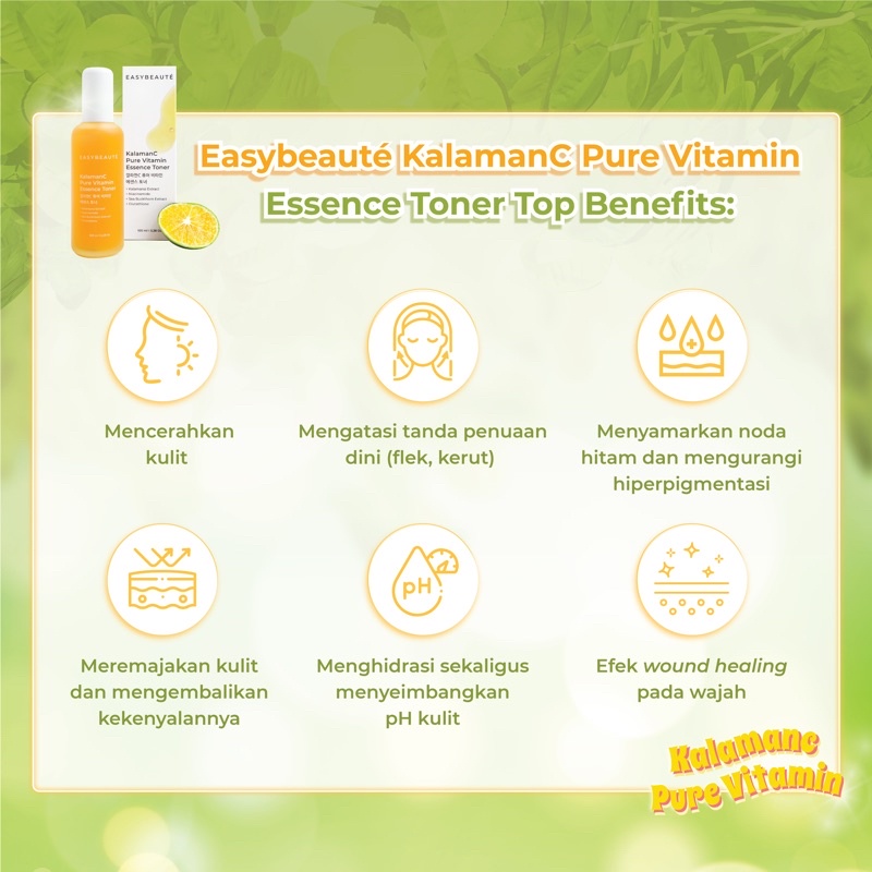 Easybeaute KalamanC Pure Vitamin Essence Toner 100ml - Brightening Skin / Kalapack