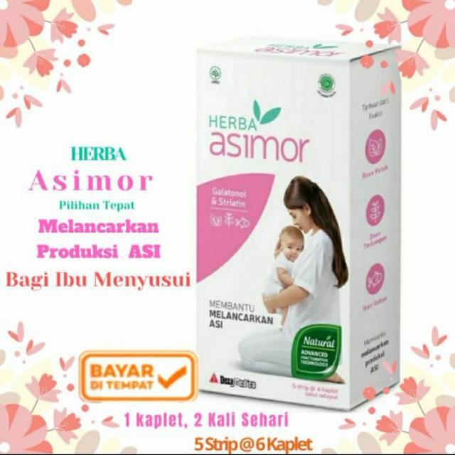 Asi Booster Herba Asimor - Pelancar Asi - Meingkatkan Produksi Asi seperti Asifit Lactamond